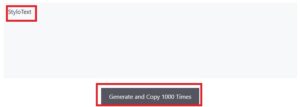 1000 Times Text Generator - Copy & Paste - StyloText