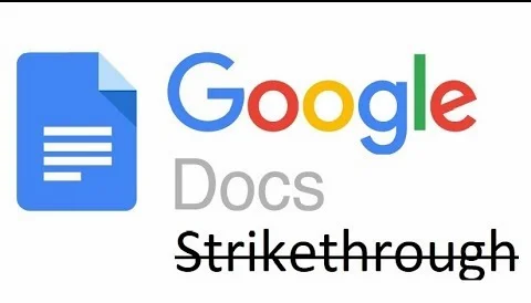 strike through text google docs